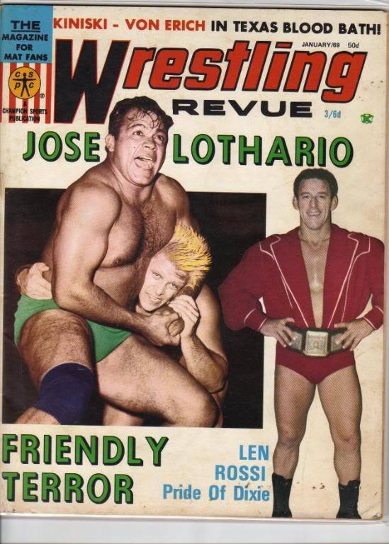 Wrestling Revue January 1969 Magazine PWcatalog