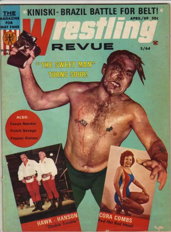 Wrestling Revue April 1969 Magazine PWcatalog