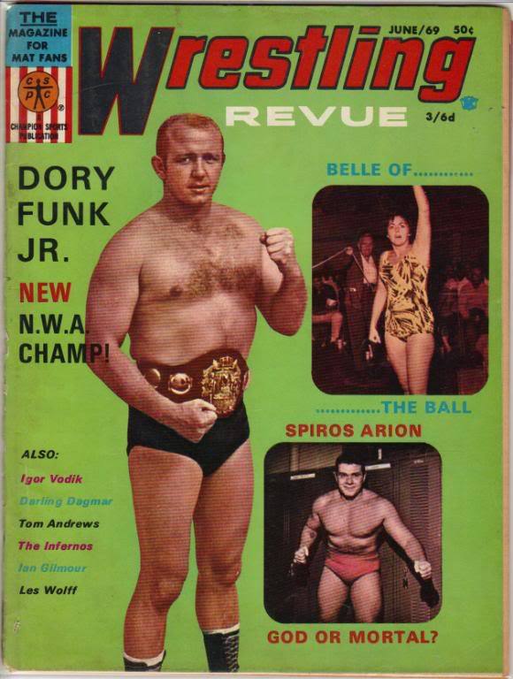Wrestling Revue June 1969 Magazine PWcatalog