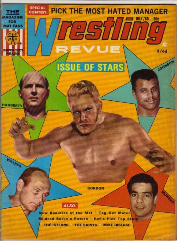 Wrestling Revue July 1969 Magazine PWcatalog