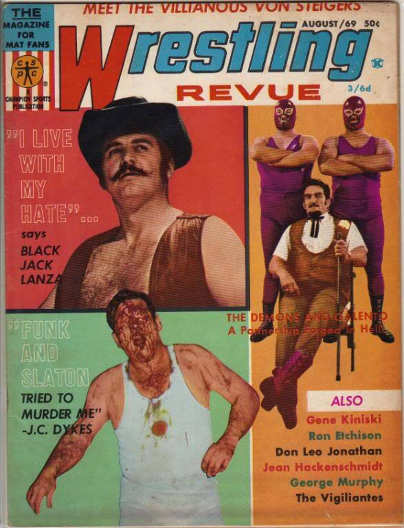 Wrestling Revue August 1969 Magazine PWcatalog