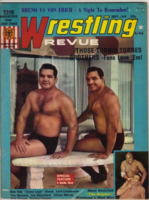 Wrestling Revue September 1969 Magazine PWcatalog