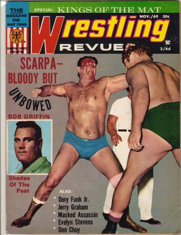 Wrestling Revue November 1969 Magazine PWcatalog