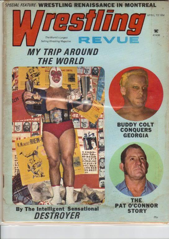 Wrestling Revue April 1972 Magazine PWcatalog