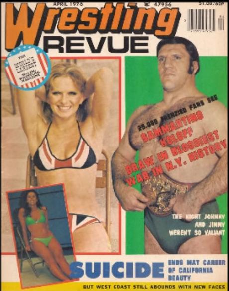 Wrestling Revue April 1976 Magazine PWcatalog