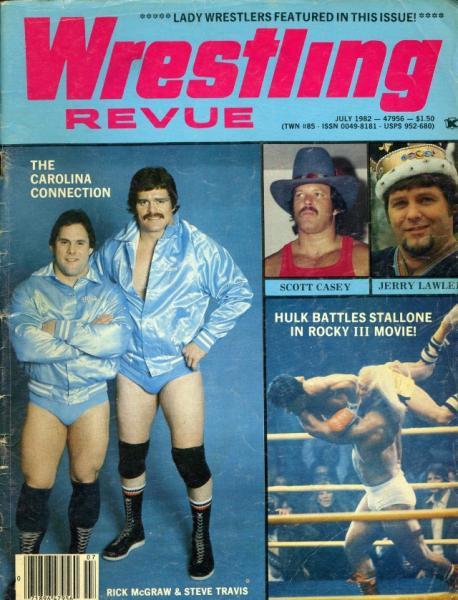 Wrestling Revue July 1982 Magazine PWcatalog
