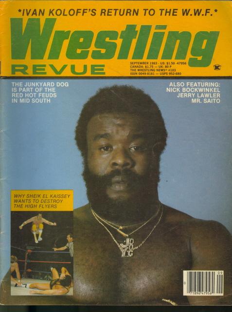 Wrestling Revue September 1983 Magazine PWcatalog