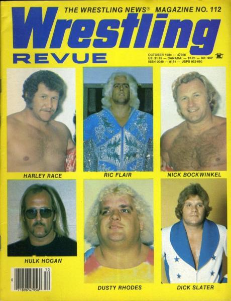 Wrestling Revue October 1984 Magazine PWcatalog