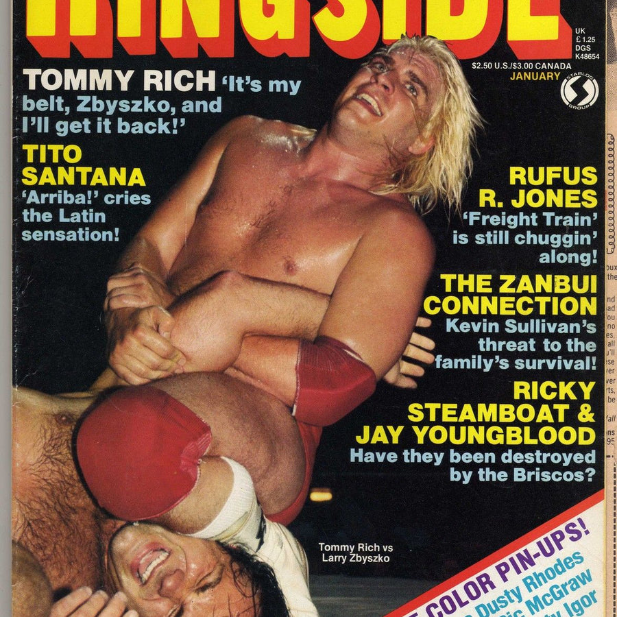 Wrestling Ringside January 1984 Magazine PWcatalog