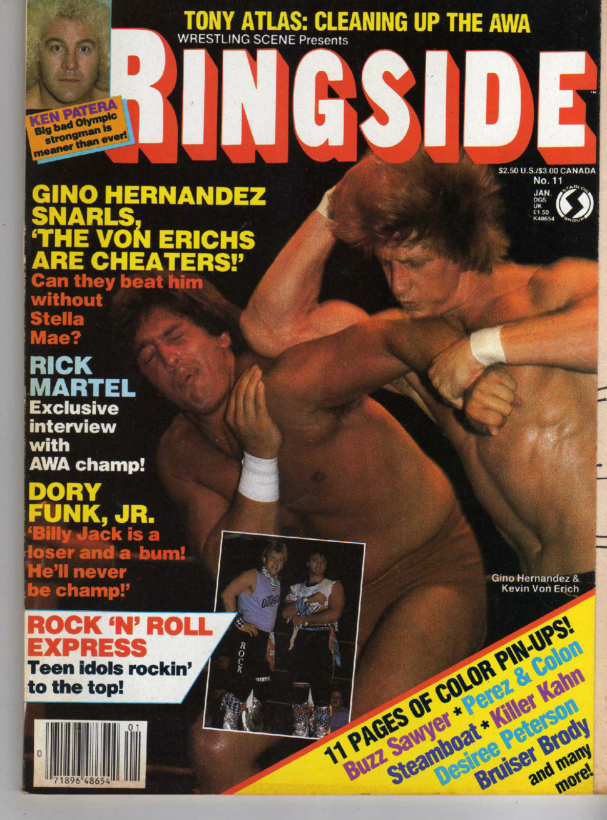 Wrestling Ringside January 1985 Magazine PWcatalog