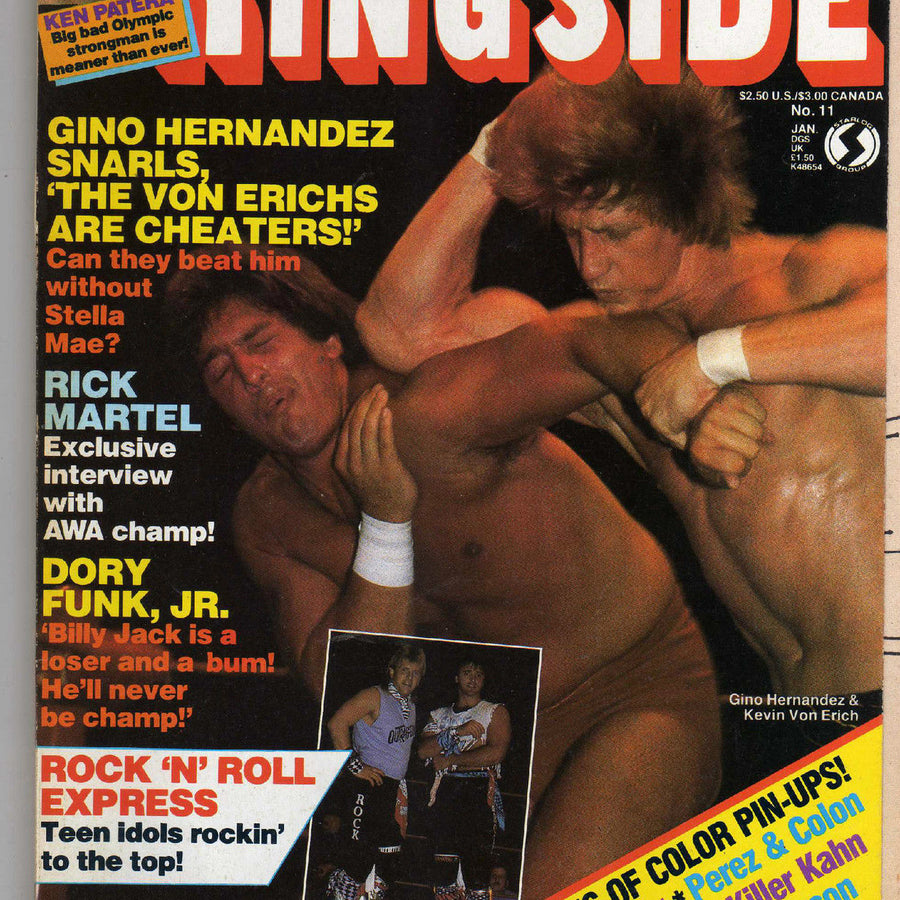 Wrestling Ringside January 1985 Magazine PWcatalog