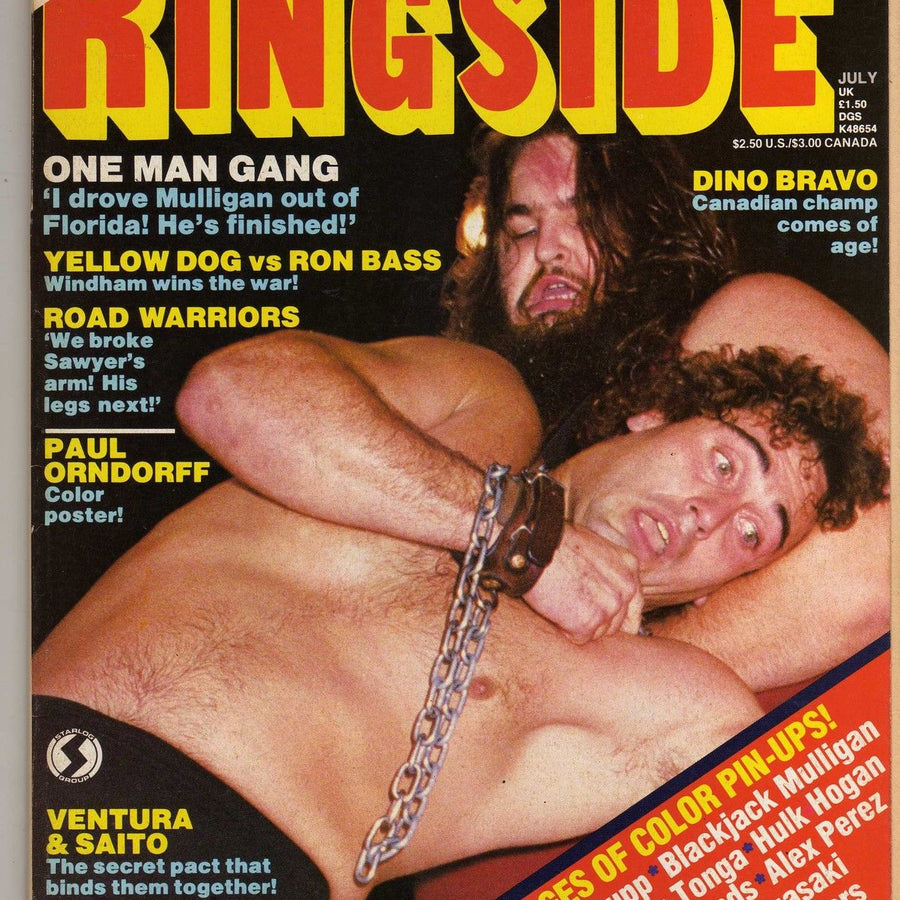 Wrestling Ringside July 1984 Magazine PWcatalog