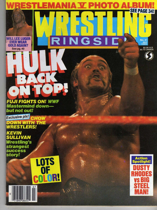 Wrestling Ringside July 1989 - image 2