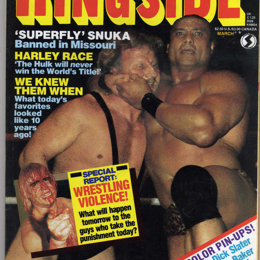 Wrestling Ringside March 1984 Magazine PWcatalog