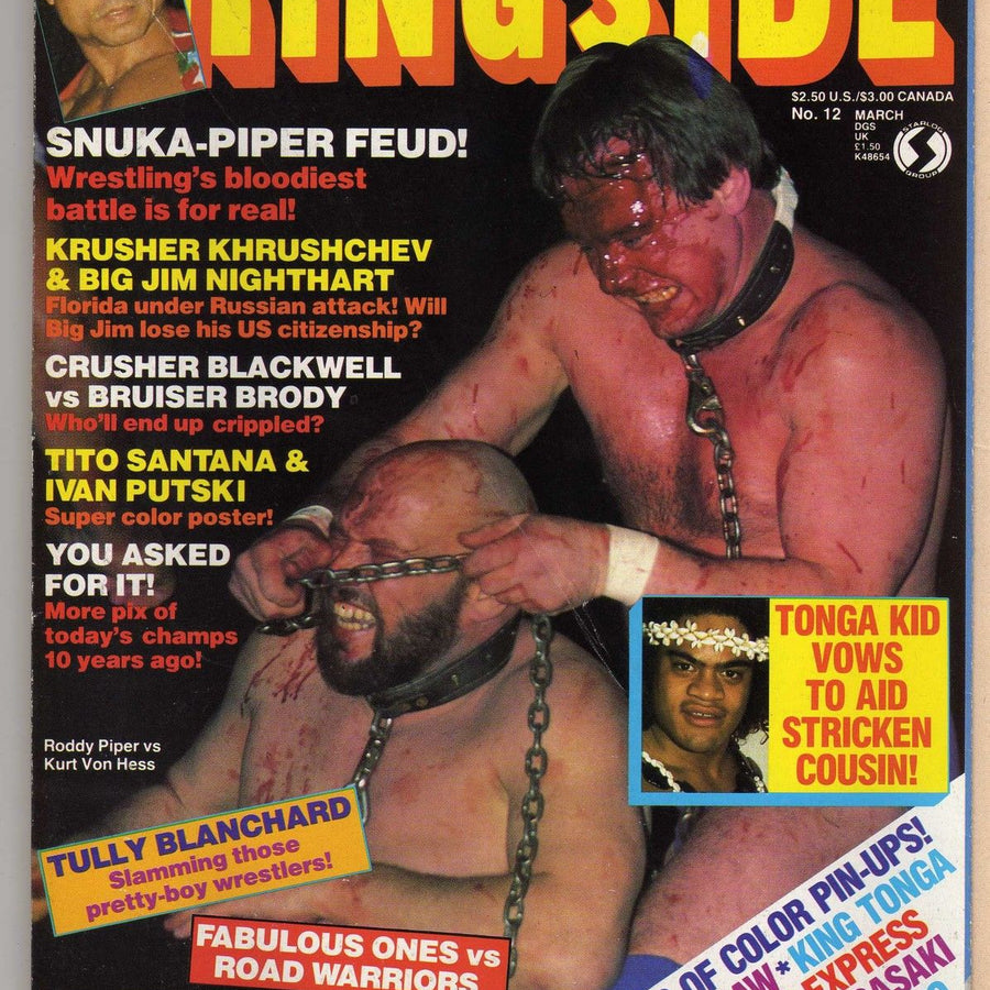 Wrestling Ringside March 1985 Magazine PWcatalog