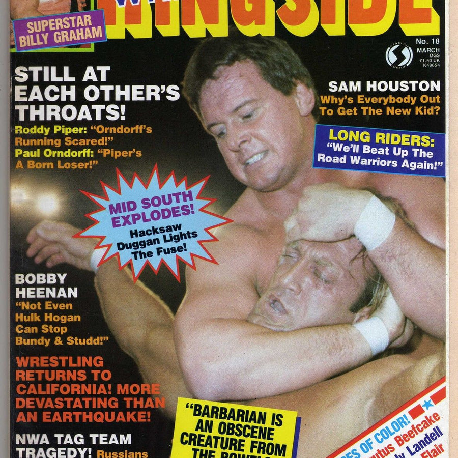 Wrestling Ringside March 1986 Magazine PWcatalog