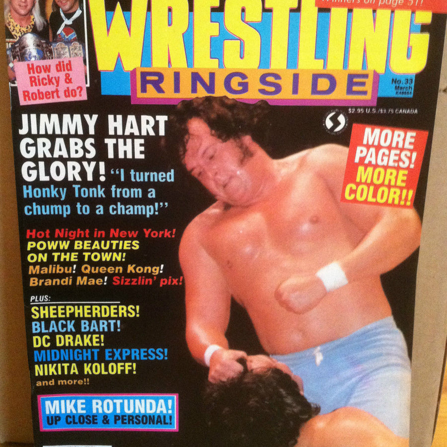 Wrestling Ringside March 1988 Magazine PWcatalog