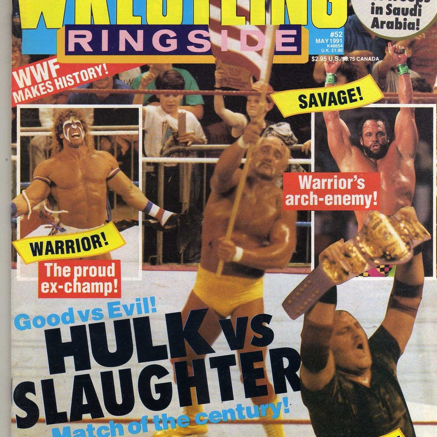Wrestling Ringside May 1991 Magazine PWcatalog