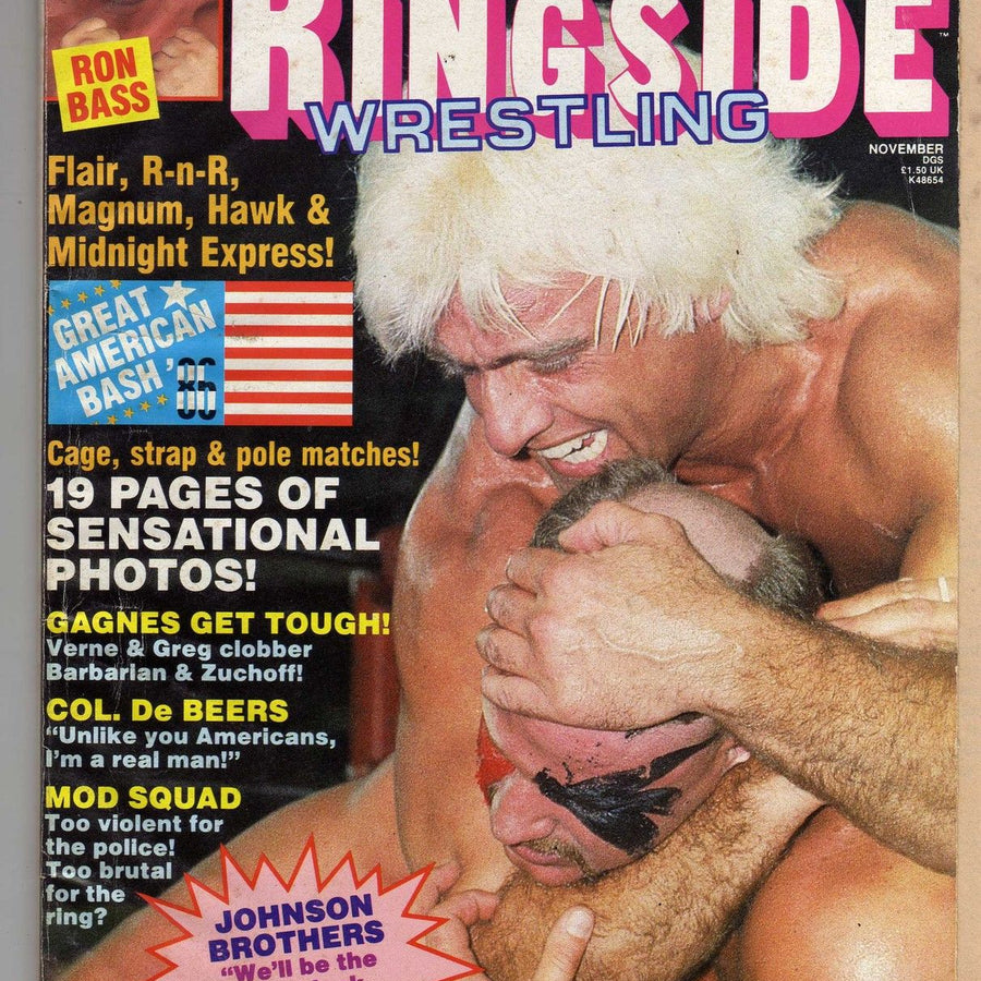 Wrestling Ringside November 1986 Magazine PWcatalog