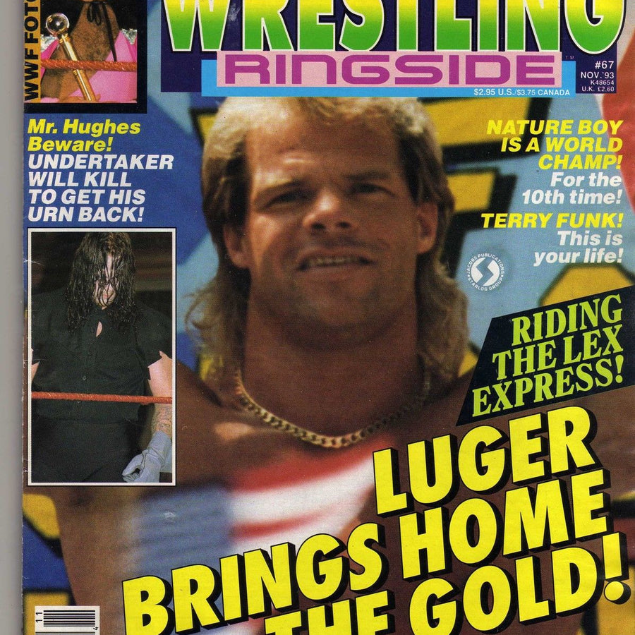 Wrestling Ringside November 1993 Magazine PWcatalog
