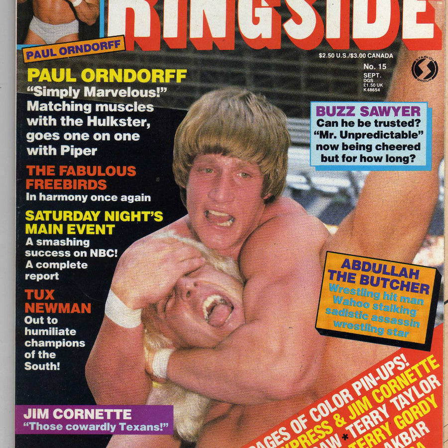 Wrestling Ringside September 1985 Magazine PWcatalog