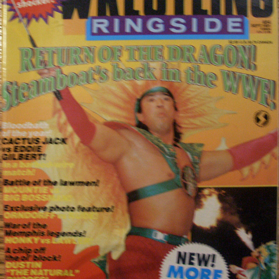 Wrestling Ringside September 1991 Magazine PWcatalog