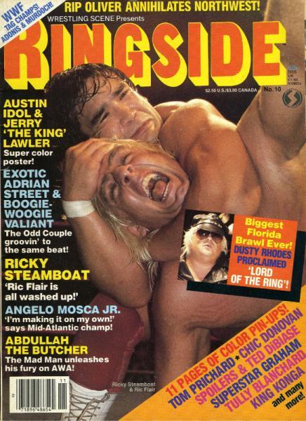 Wrestling Ringside November 1984 Magazine PWcatalog