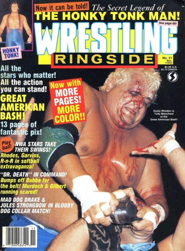 Wrestling Ringside November 1987 Magazine PWcatalog