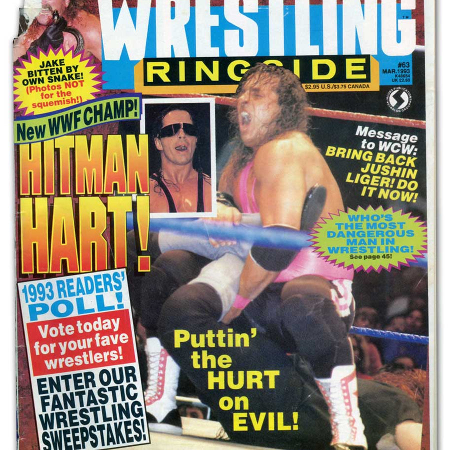 Wrestling Ringside March 1993 Magazine PWcatalog