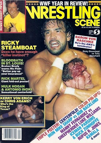 Wrestling Scene  April 1985
