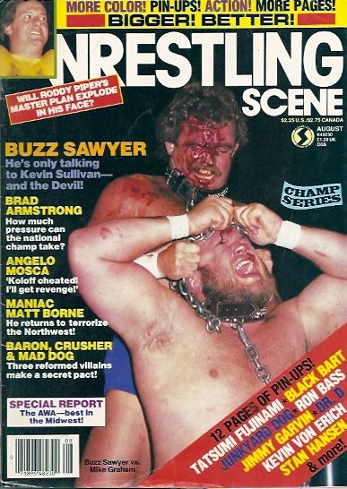 Wrestling Scene August 1984 Magazine PWcatalog