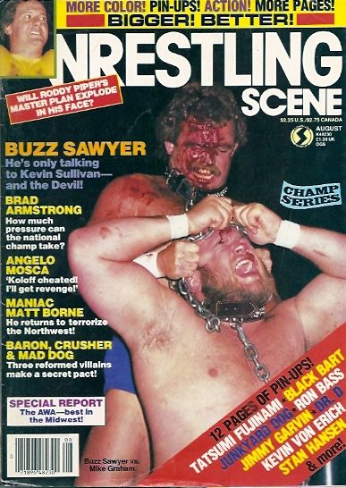Wrestling Scene  August 1984