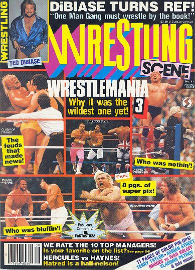 Wrestling Scene  August 1987