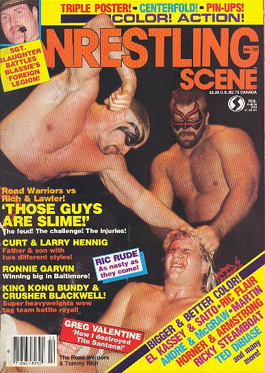 Wrestling Scene  February 1985