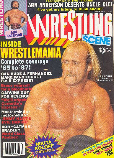 Wrestling Scene  July 1987
