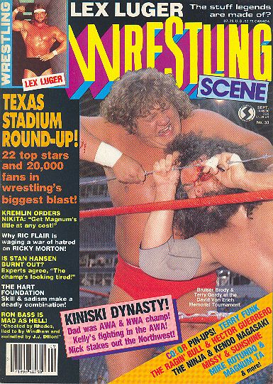 Wrestling Scene  September 1986
