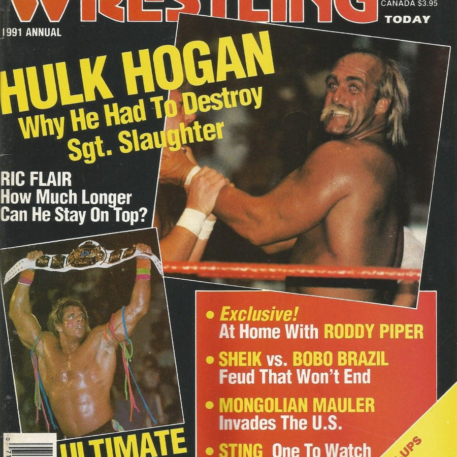 Wrestling Today 1991 Annual Magazine PWcatalog