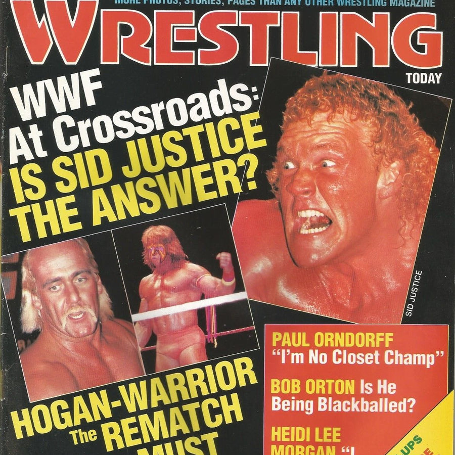 Wrestling Today Fall 1992 Magazine PWcatalog