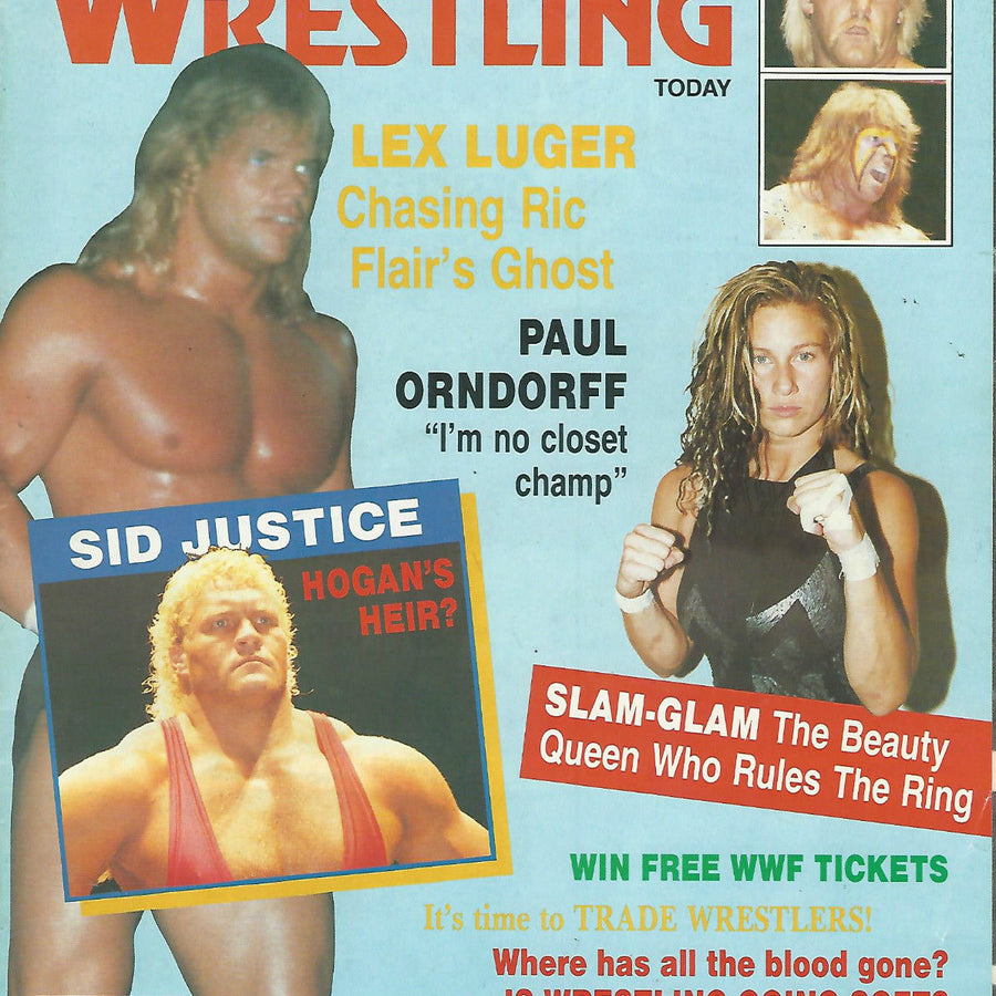 Wrestling Today March/April 1991 Magazine PWcatalog