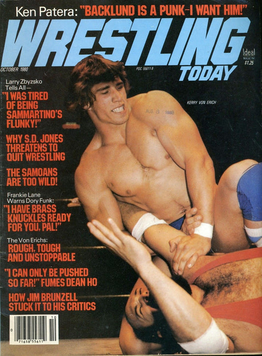 Wrestling Today October 1980 Magazine PWcatalog
