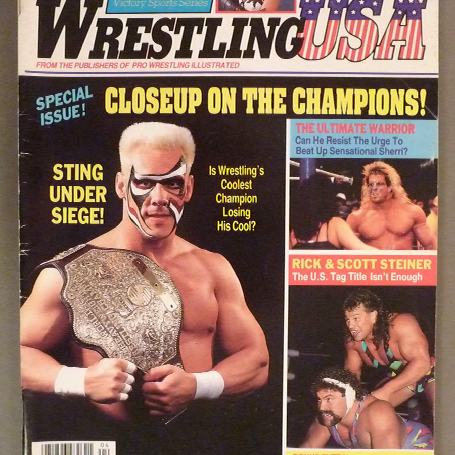 Wrestling USA April 1991 Magazine PWcatalog