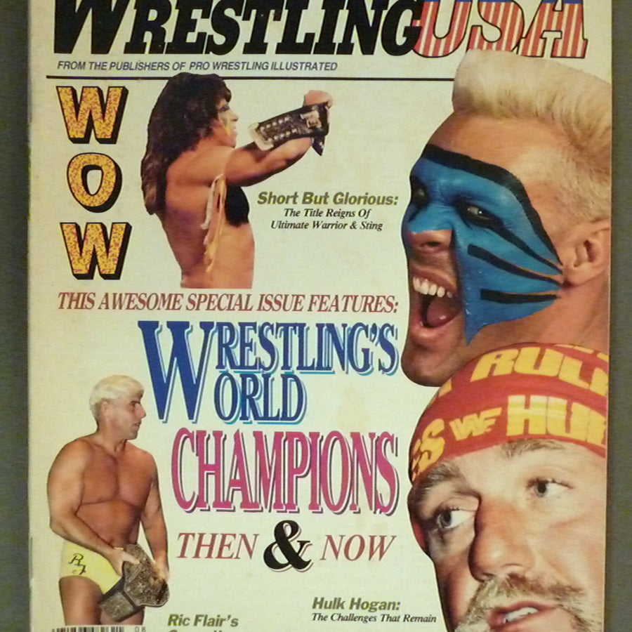 Wrestling USA August 1991 Magazine PWcatalog