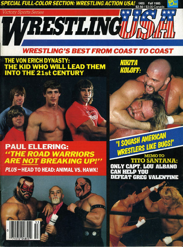 Wrestling USA Fall 1985 Magazine PWcatalog