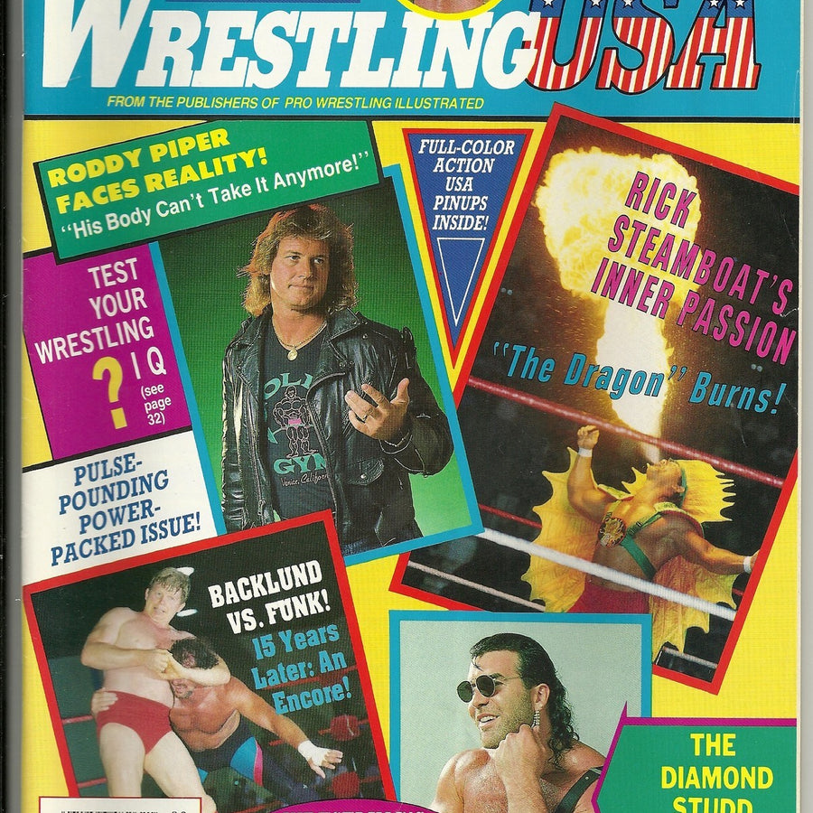 Wrestling USA February 1992 Magazine PWcatalog