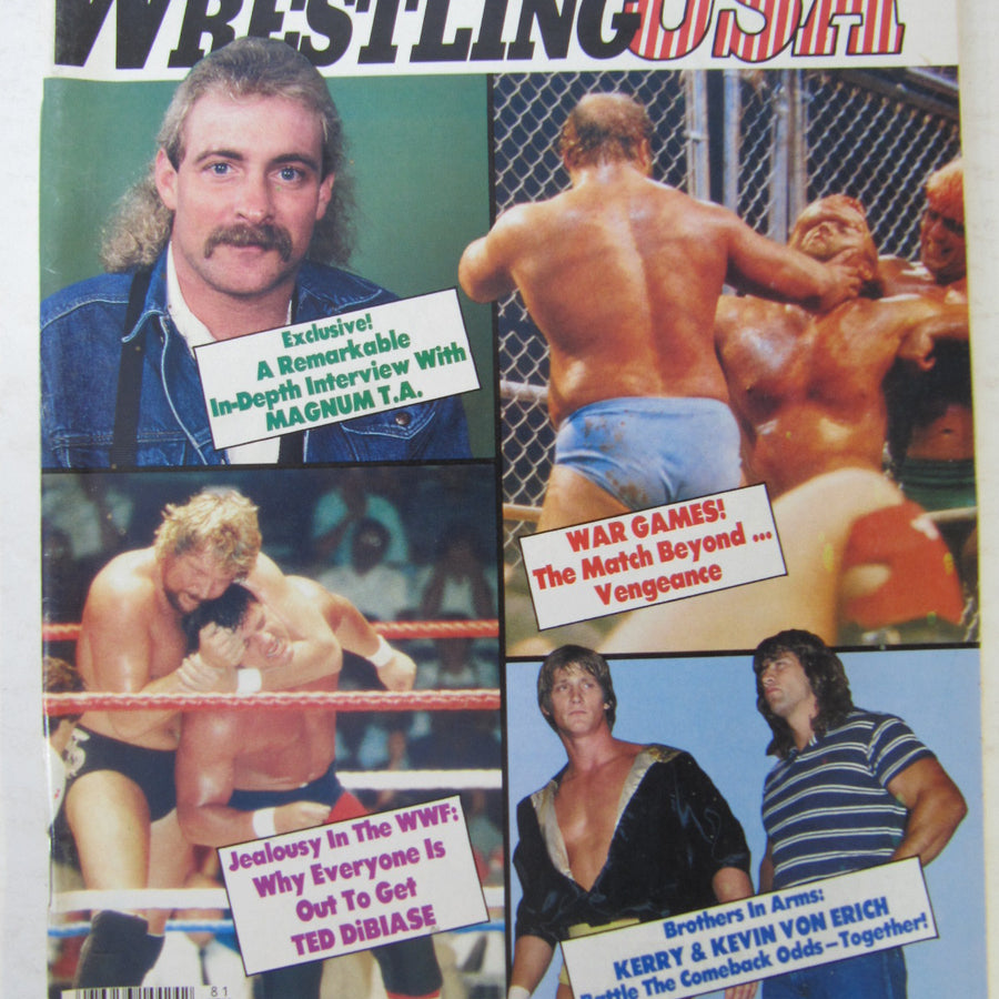 Wrestling USA Spring 1988 Magazine PWcatalog