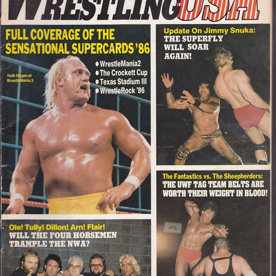 Wrestling USA Winter 1986 Magazine PWcatalog