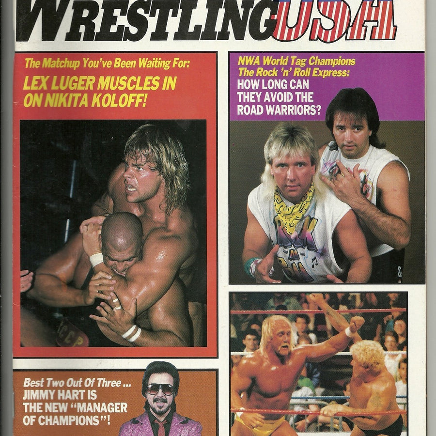 Wrestling USA Winter 1987 Magazine PWcatalog