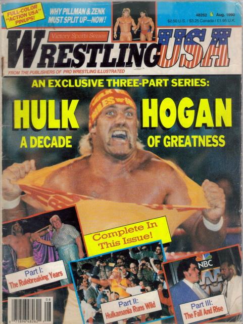 Wrestling USA August 1990 Magazine PWcatalog