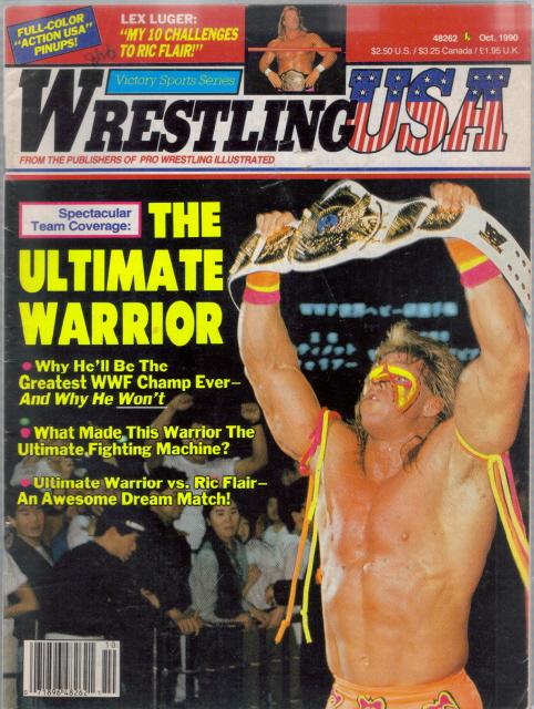 Wrestling USA October 1990 Magazine PWcatalog
