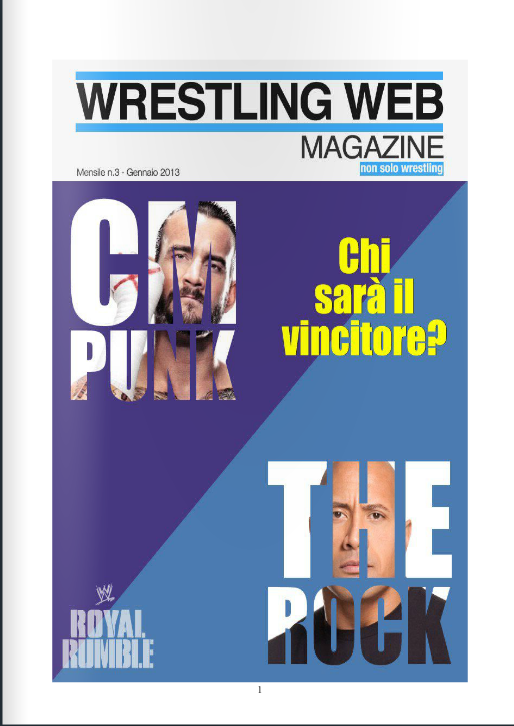 Wrestling Web Magazine  January 2013